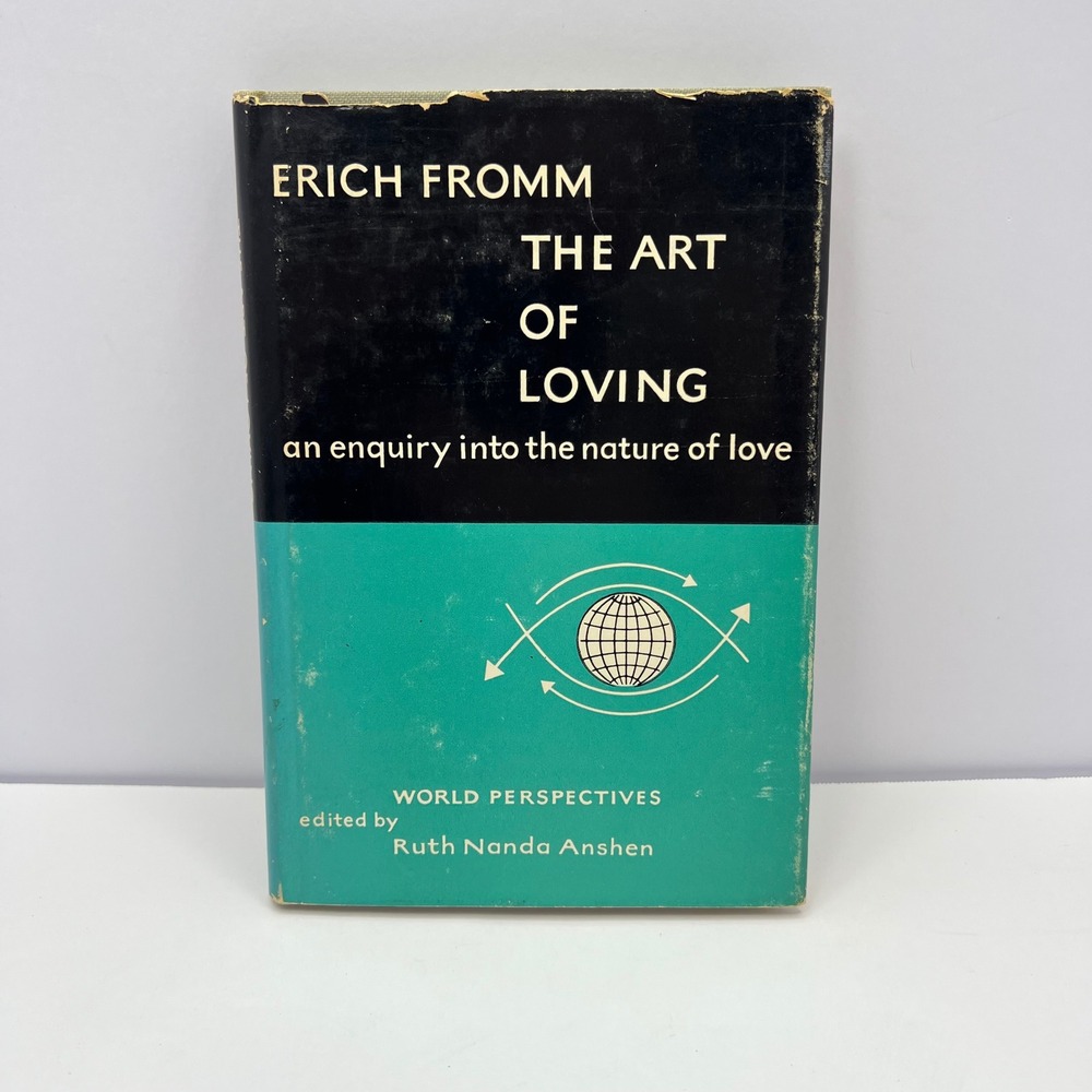 The Art of Loving Book Erich Fromm 1956 Psychology Classic Vintage 50s Hardcover